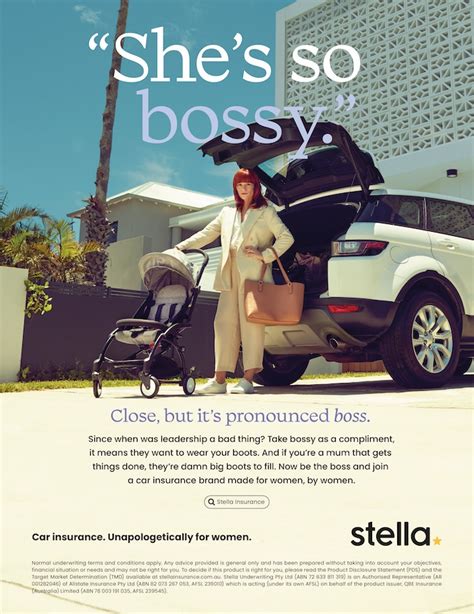 stella woman car insurance.